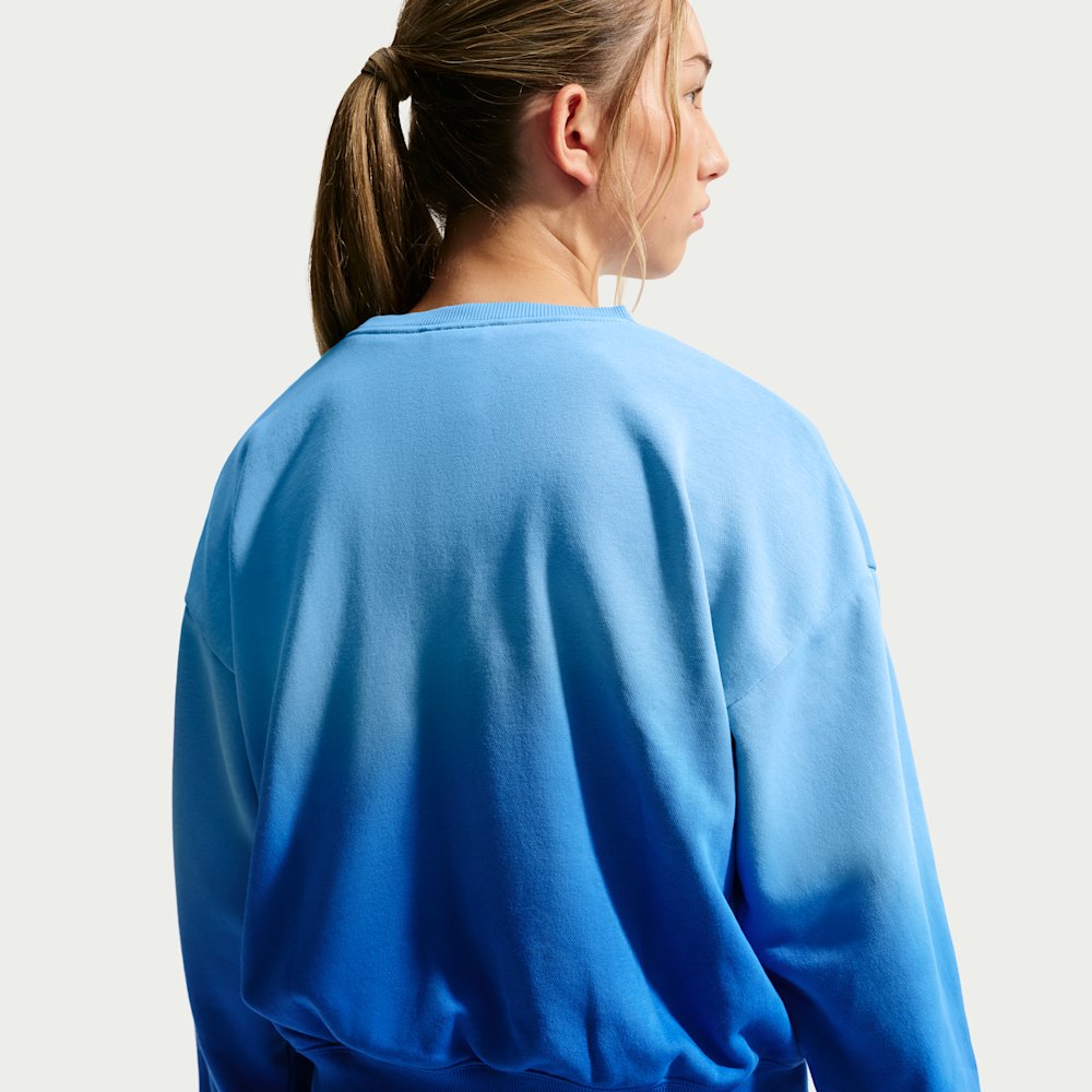 Nike Studio Fleece Lightweight Big Kids' (Girls') Oversized Graphic Crew