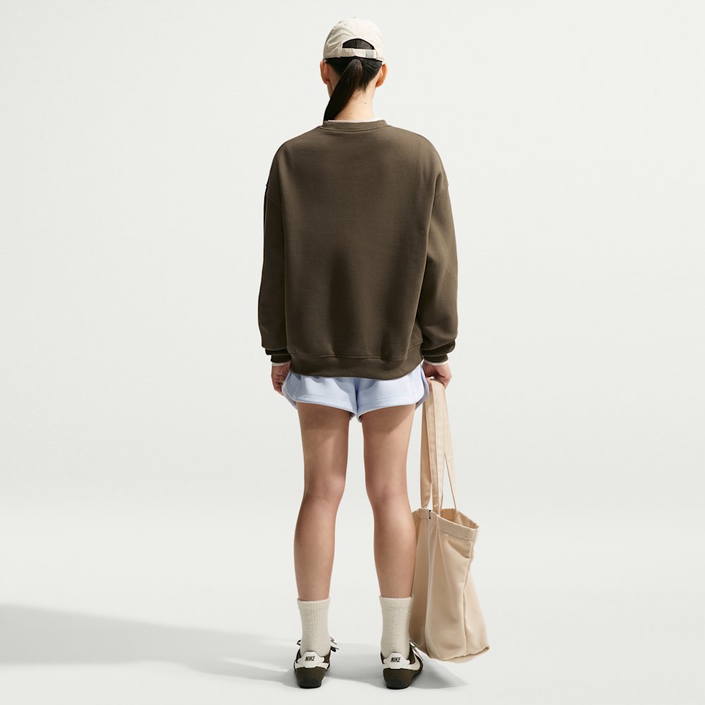 Nike Studio Fleece Medium Weight Women's Oversized Crew-Neck Sweatshirt