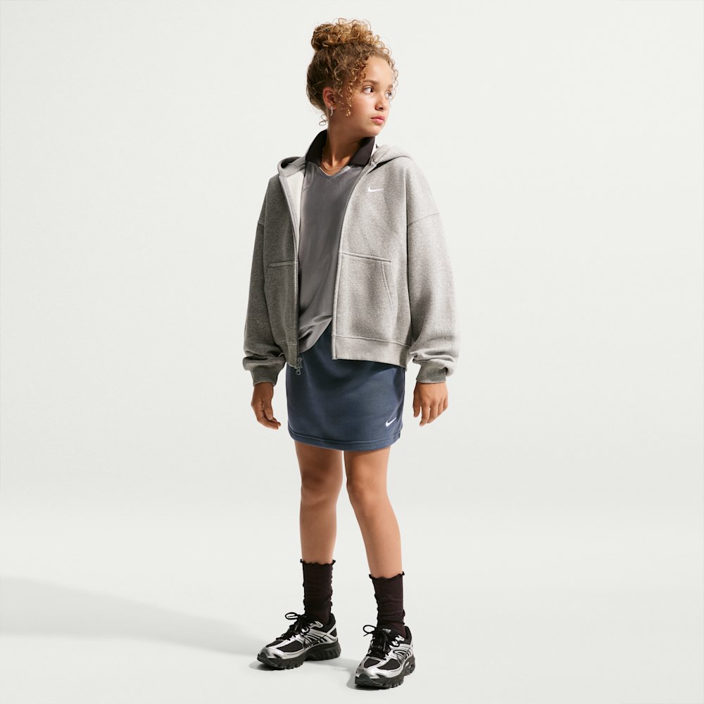 Nike Sportswear Studio Fleece Big Kids' (Girls') French Terry Skirt