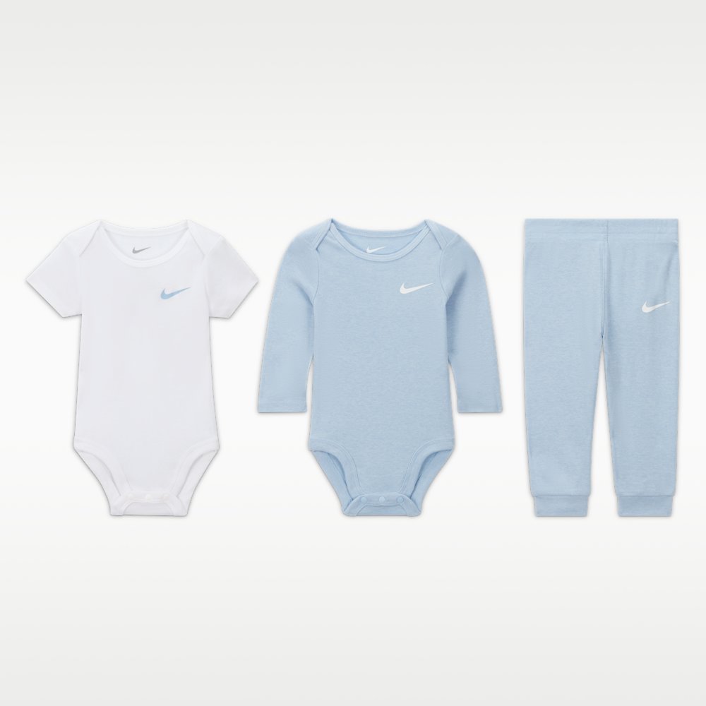 Nike Baby Essentials Baby (0-6M) 3-Piece Bodysuit and Pants Set