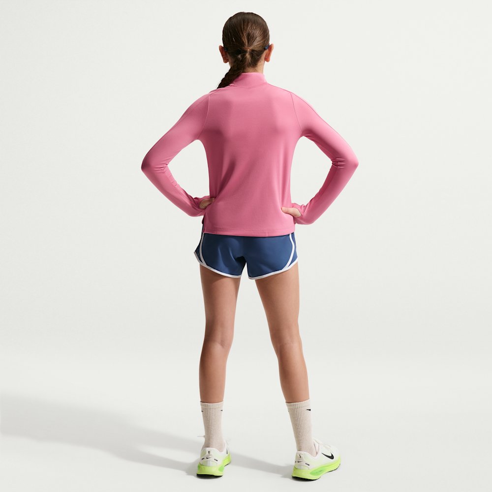 Nike Girls' Dri-FIT Long-Sleeve 1/4-Zip Top