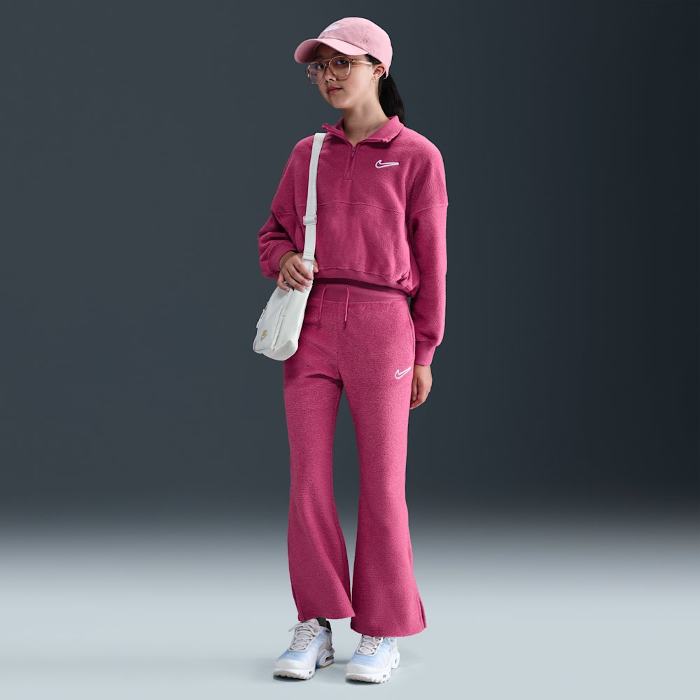 Nike Sportswear Big Kids' (Girls') Long-Sleeve Fleece Top