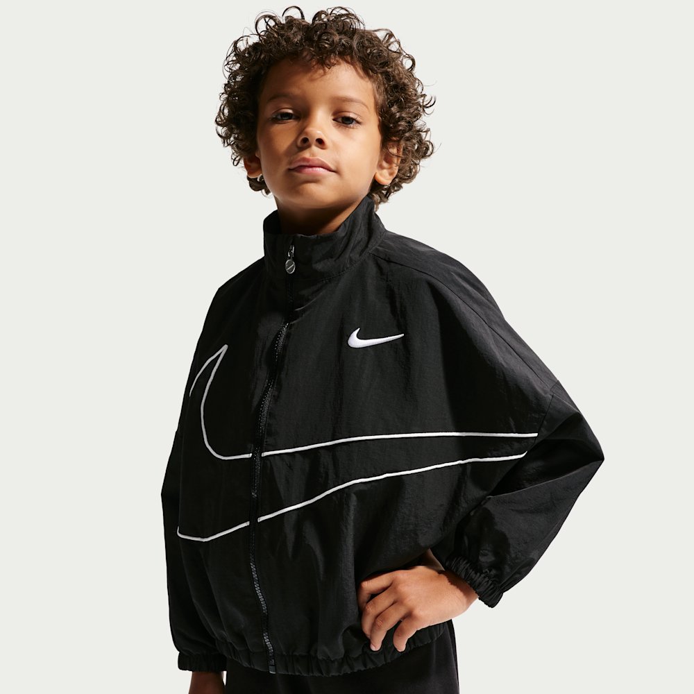 Nike Little Kids' Big Swoosh Hoodless Wind Jacket