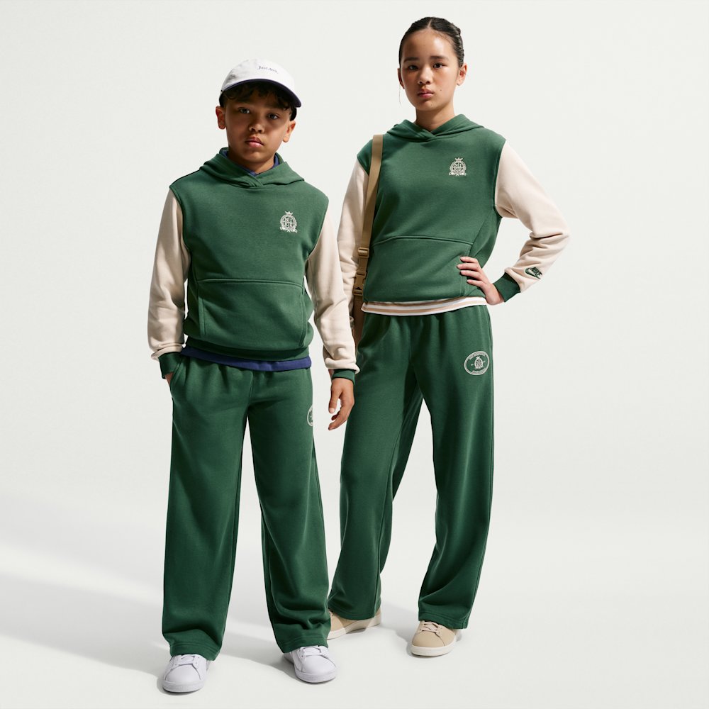 Nike Sportswear Club Big Kids' French Terry Open-Hem Pants