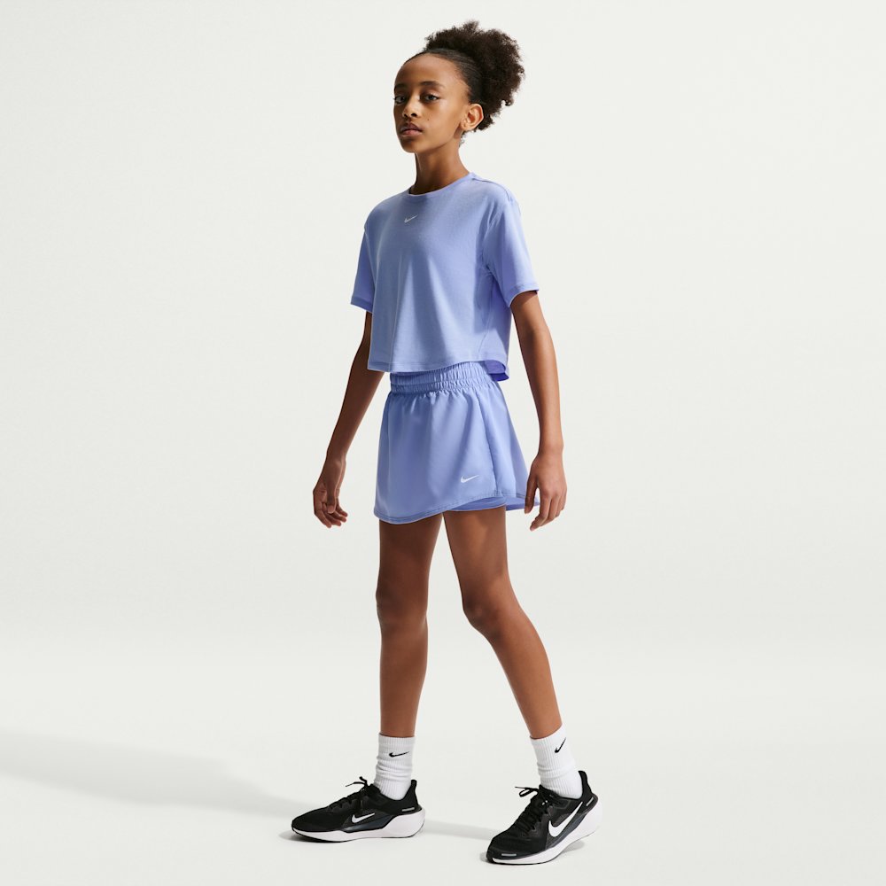Nike One Big Kids' (Girls') Dri-FIT High-Waisted Skort