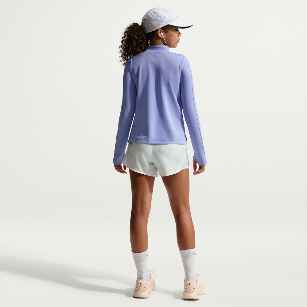 Nike Girls' Dri-FIT Long-Sleeve 1/4-Zip Top