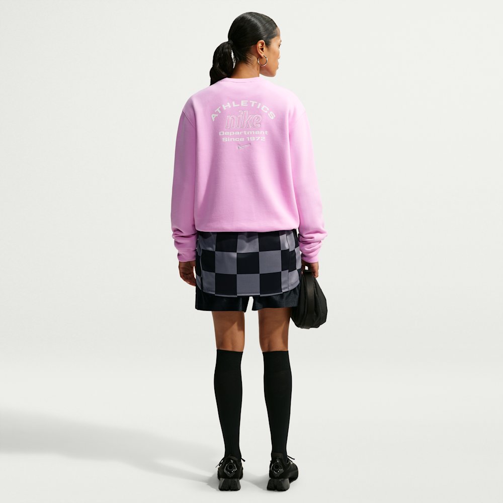Nike Studio Fleece Medium Weight "Graphic Pack" Women's "Nike Athletic Department" Crew