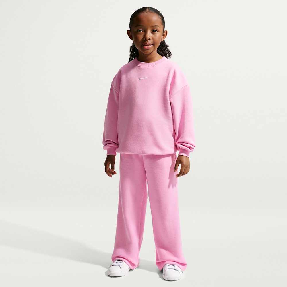 Nike Sportswear Little Kids' Studio Fleece Oversized Crew