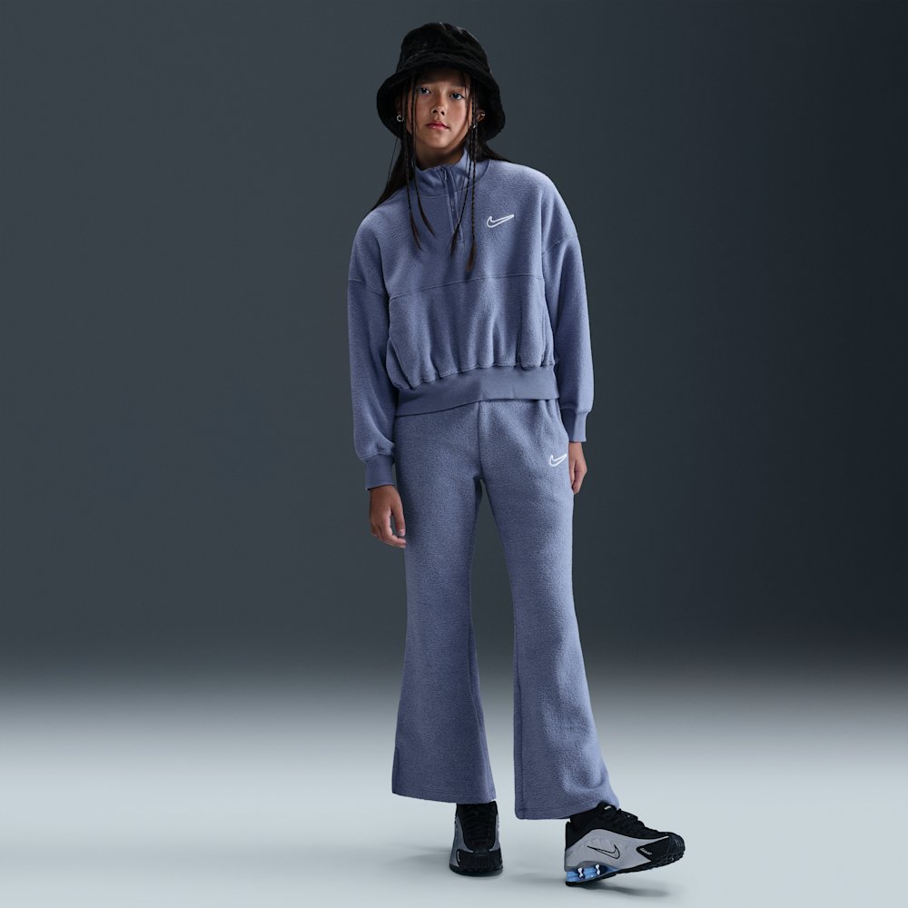 Nike Sportswear Big Kids' (Girls') Long-Sleeve Fleece Top