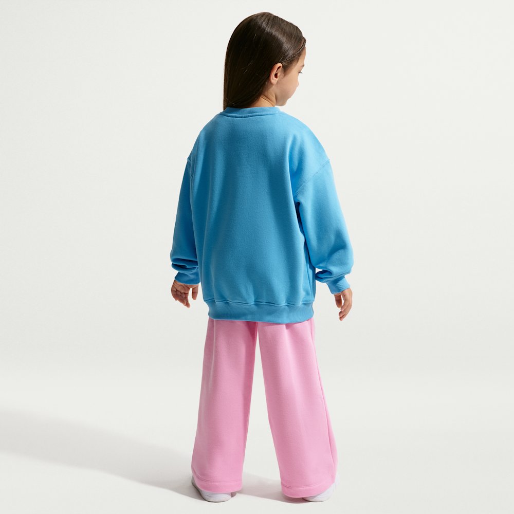 Nike Sportswear Little Kids' Studio Fleece Oversized Crew