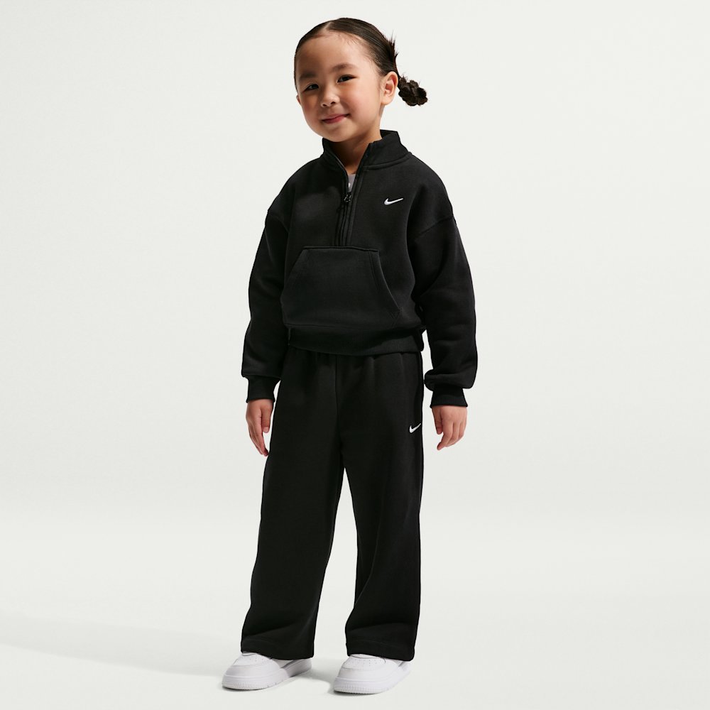 Nike Sportswear Little Kids' Studio Fleece Half-Zip and Pants Set