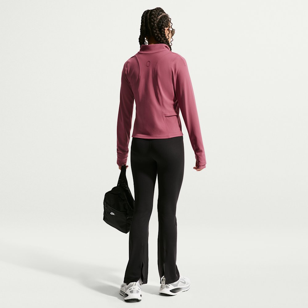 Nike Mavn Girls' Dri-FIT Fitted Full-Zip Long-Sleeve Top