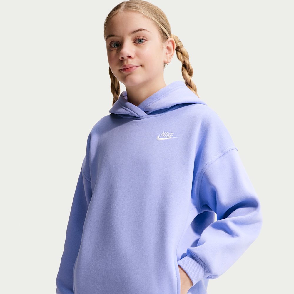 Nike Sportswear Club Fleece Big Kids' Oversized Pullover Hoodie