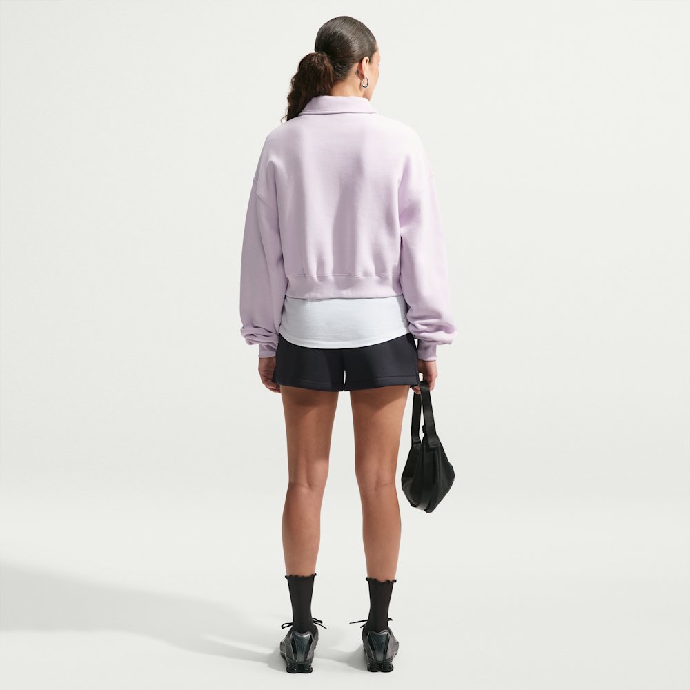 Nike Studio Fleece Medium Weight Women's Oversized Cropped Polo