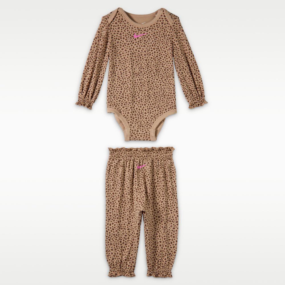 Nike Essentials Baby (0-6M) Mini Spot Printed 2-Piece Set