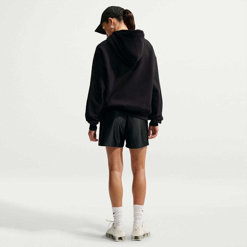 Nike Studio Fleece Medium Weight "Graphic Pack" Women's Oversized Pullover Logo Hoodie
