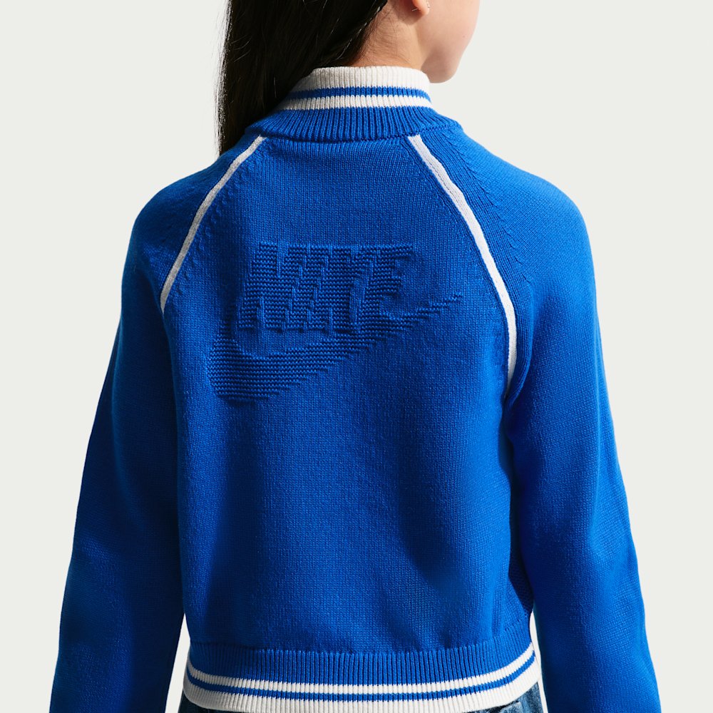 Nike Sportswear Collection Big Kids' (Girls') Sweater Track Jacket