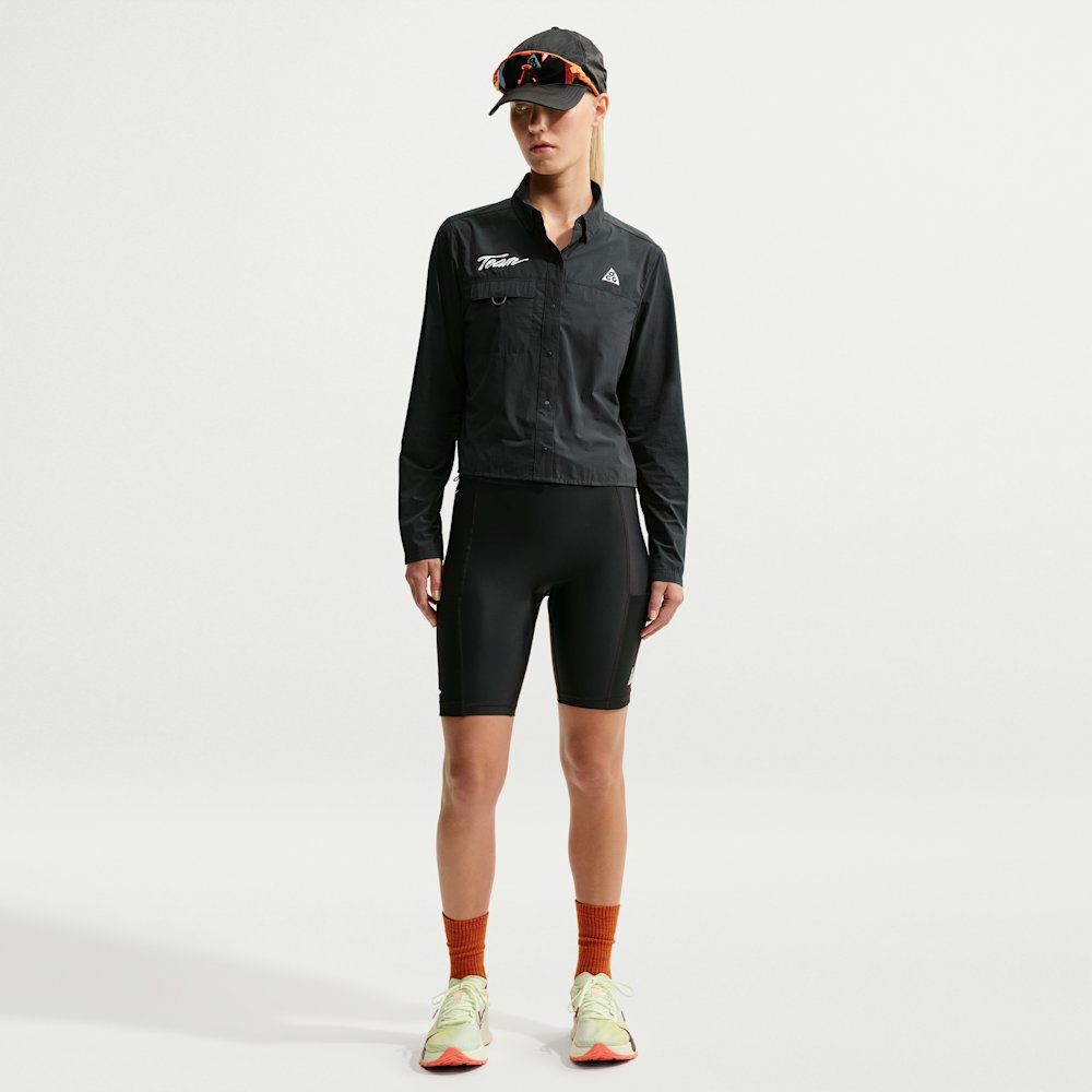 Nike ACG Aireez Women's Button-Up Long-Sleeve Graphic Trail Running Top