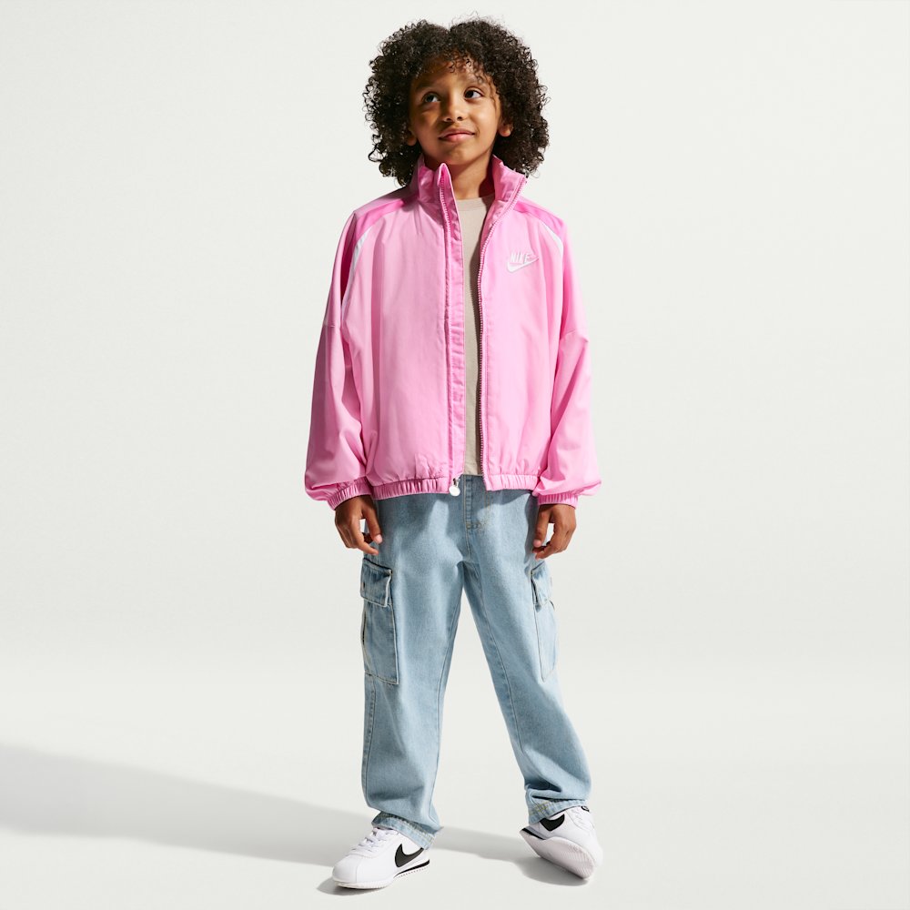 Nike Little Kids' Colorblocked Hoodless Jacket