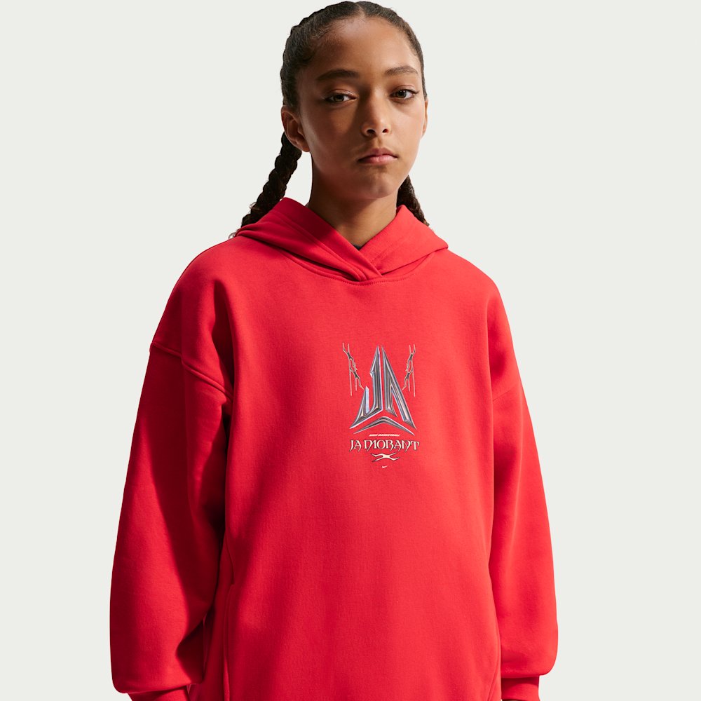 Nike Ja Big Kids' Club Fleece Oversized Hoodie