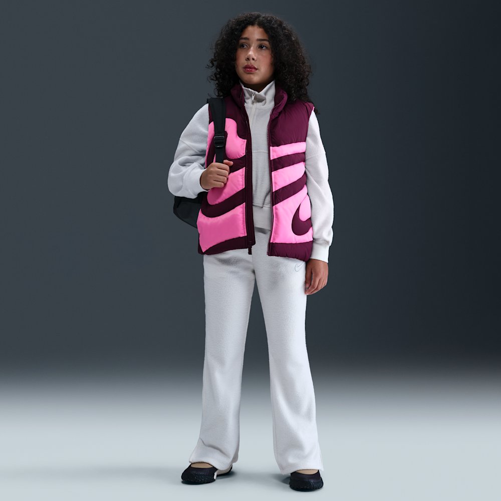 Nike Sportswear Swoosh Big Kids' (Girls') Therma-FIT Loose Down Puffer Vest