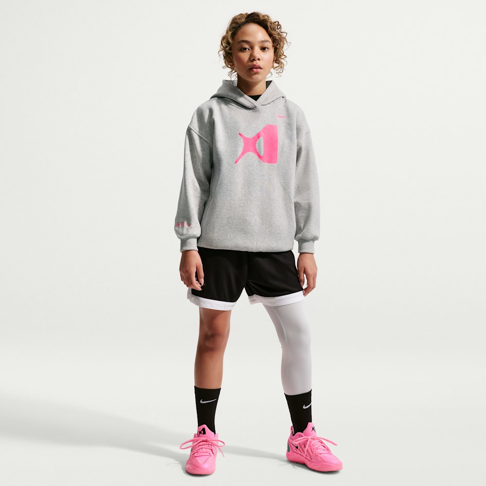 Nike A'ja Wilson Club Fleece Big Kids' Basketball Hoodie