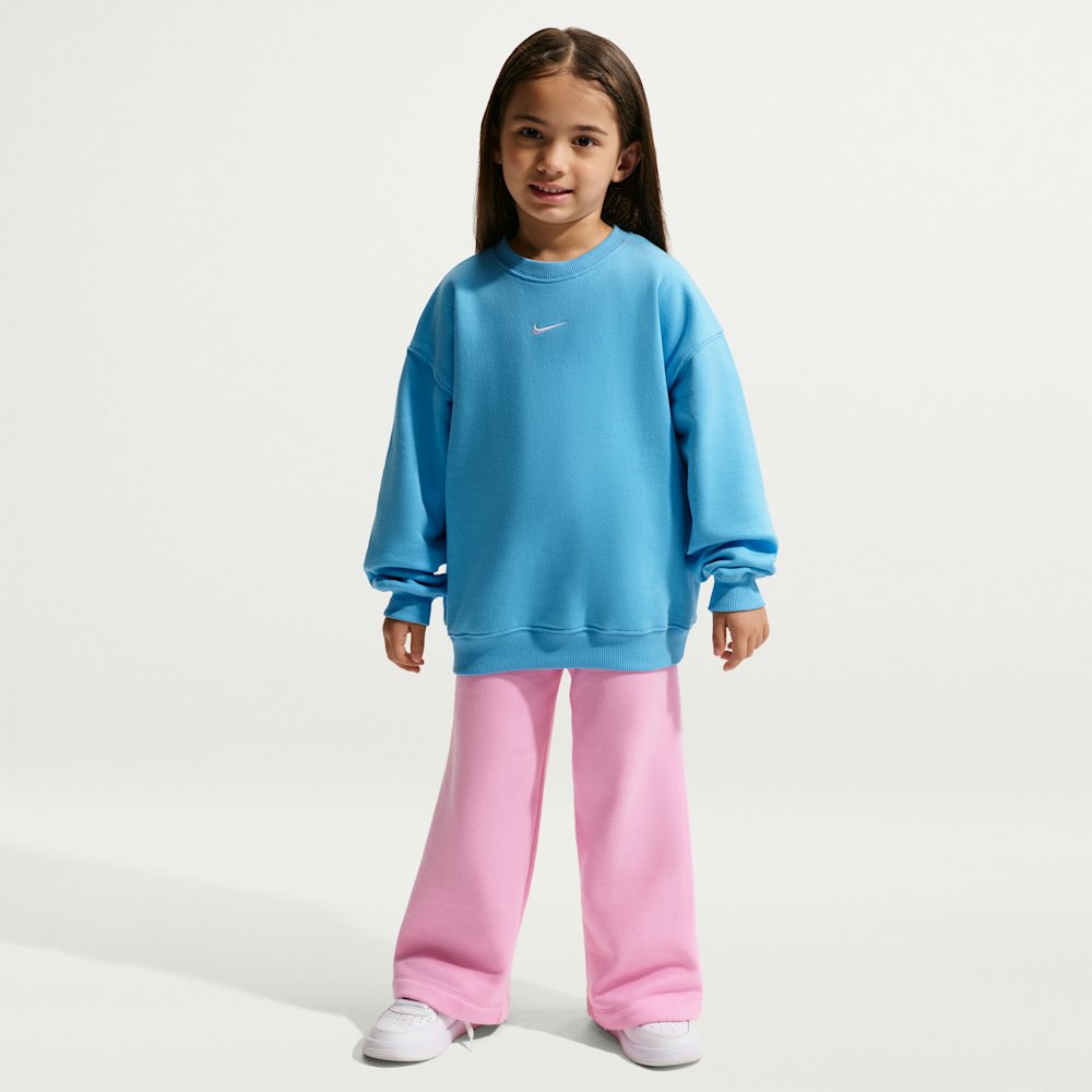 Nike Sportswear Little Kids' Studio Fleece Oversized Crew