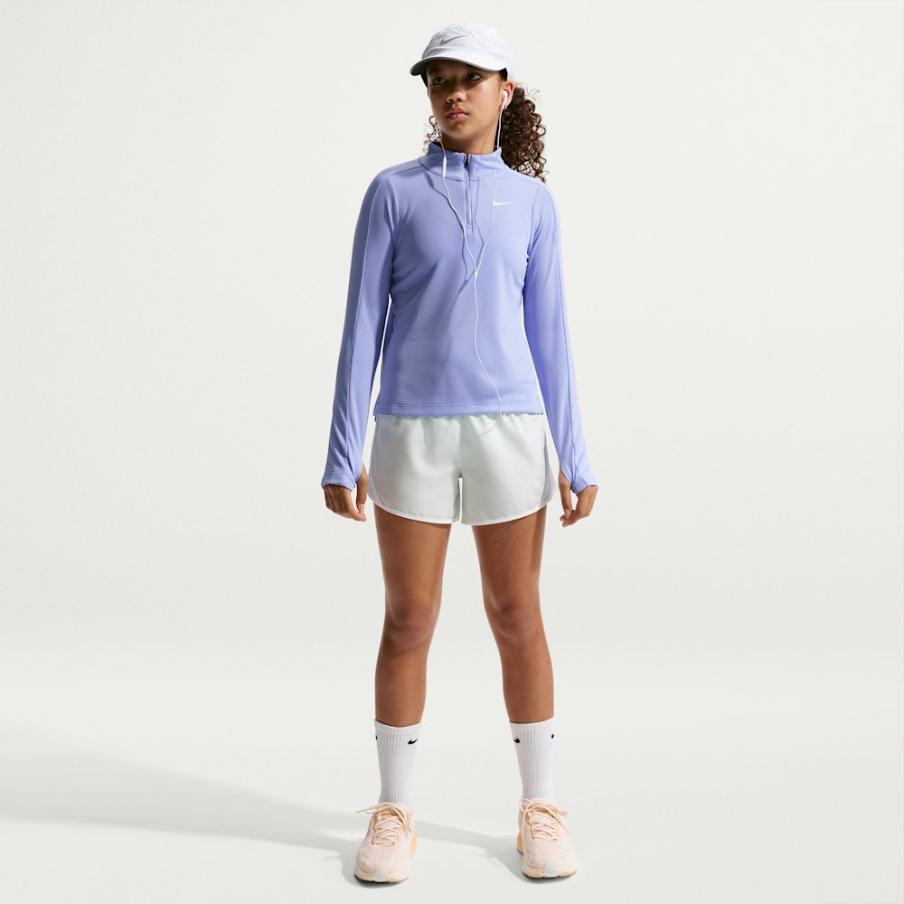 Nike Girls' Dri-FIT Long-Sleeve 1/4-Zip Top