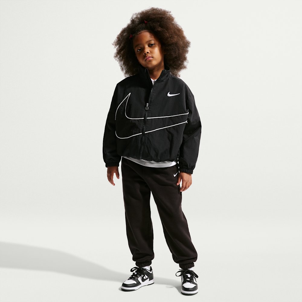 Nike Little Kids' Big Swoosh Hoodless Wind Jacket