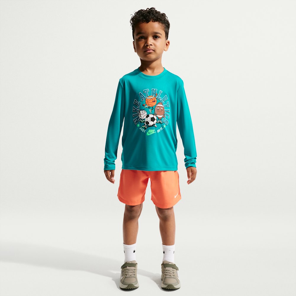 Nike Little Kids' Dri-FIT Graphic Long-Sleeve T-Shirt