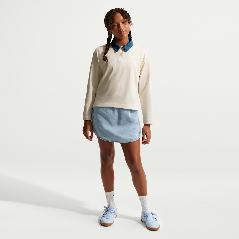 Nike Sportswear Collection Big Kids' (Girls') Denim Skirt
