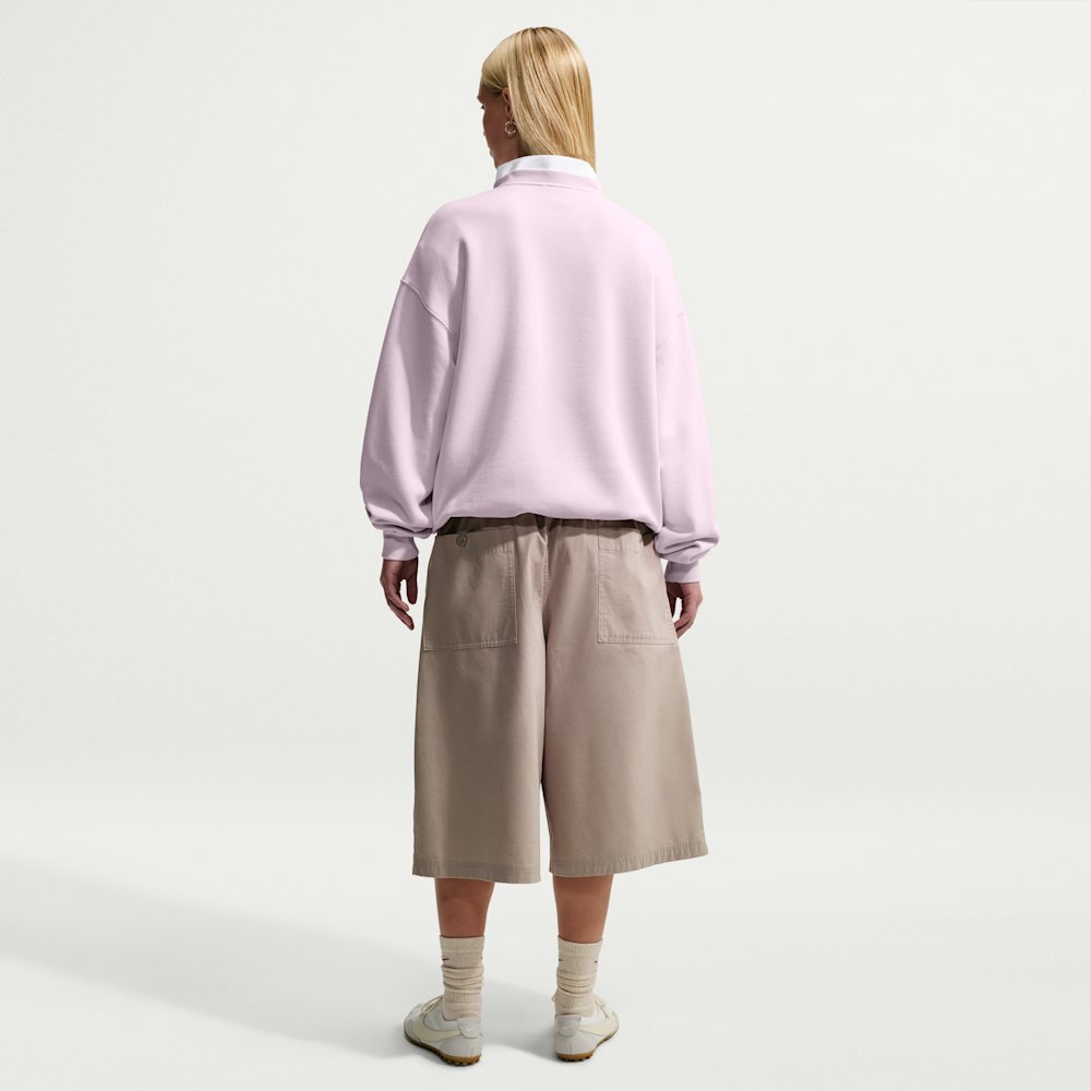 Nike Studio Fleece Medium Weight "Graphic Pack" Women's Oversized Embossed Crew