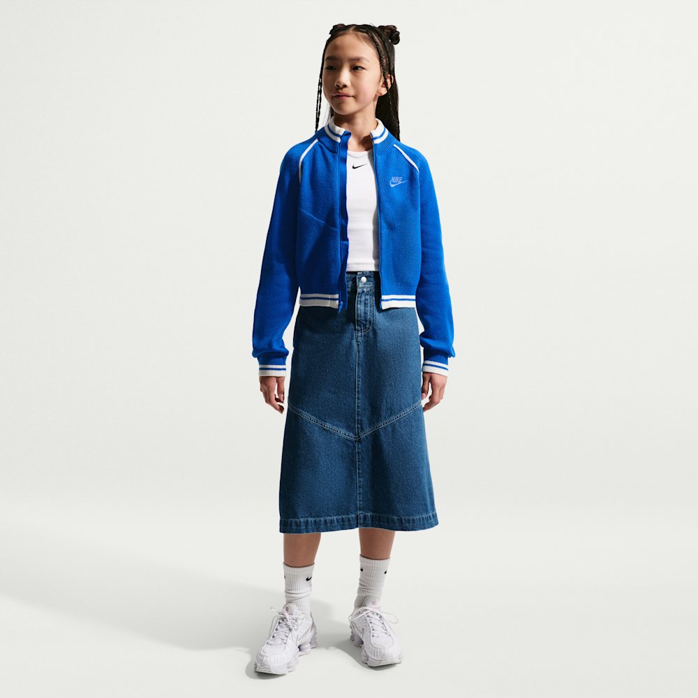 Nike Sportswear Collection Big Kids' (Girls') Sweater Track Jacket
