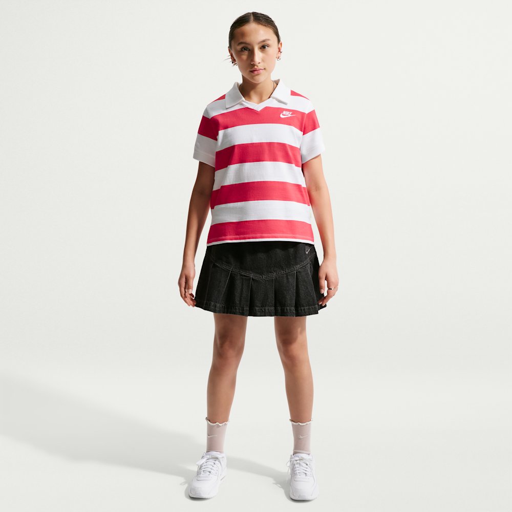 Nike Sportswear Big Kids' (Girls') Short-Sleeve Polo Top