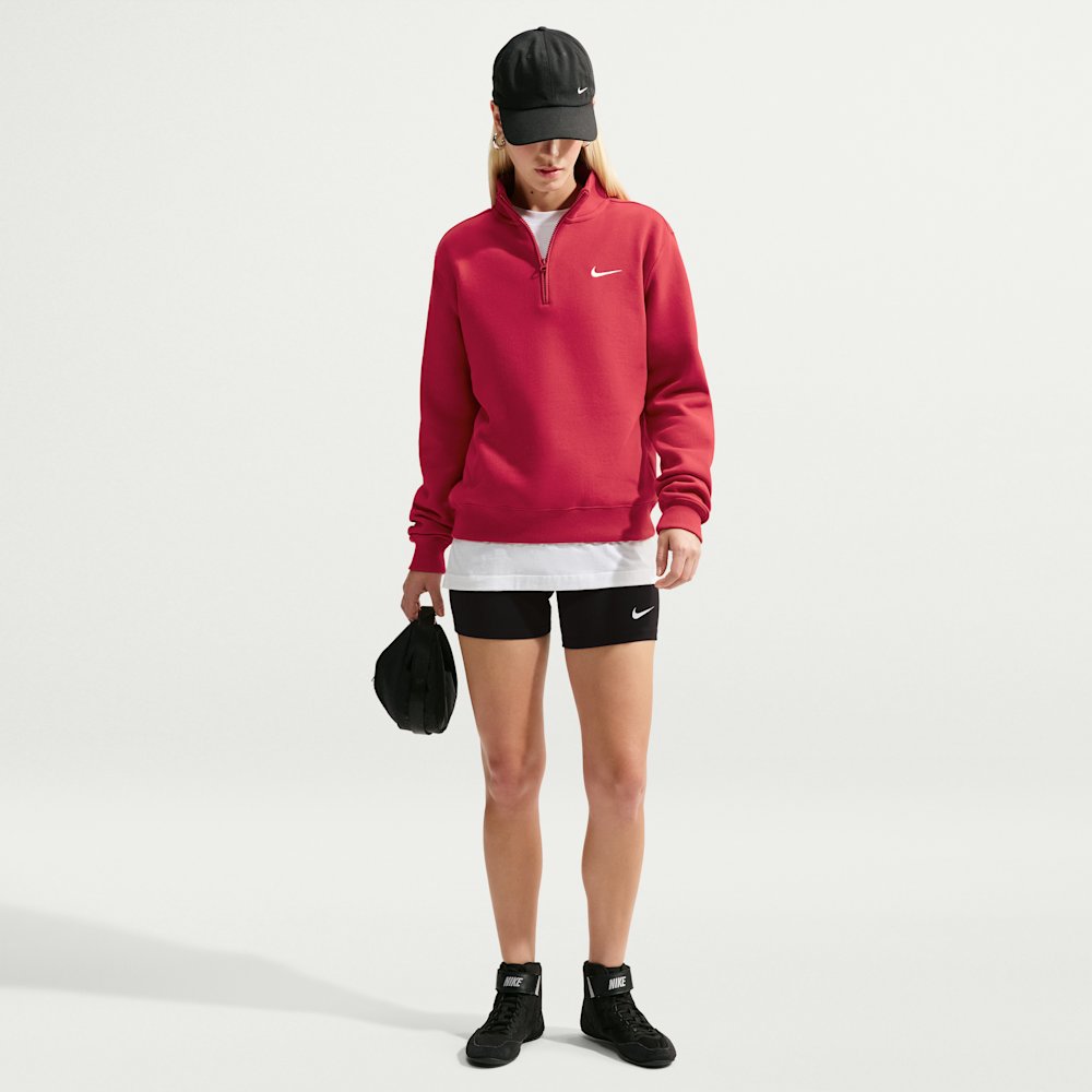 Nike Studio Fleece Medium Weight Women's 1/4-Zip Top