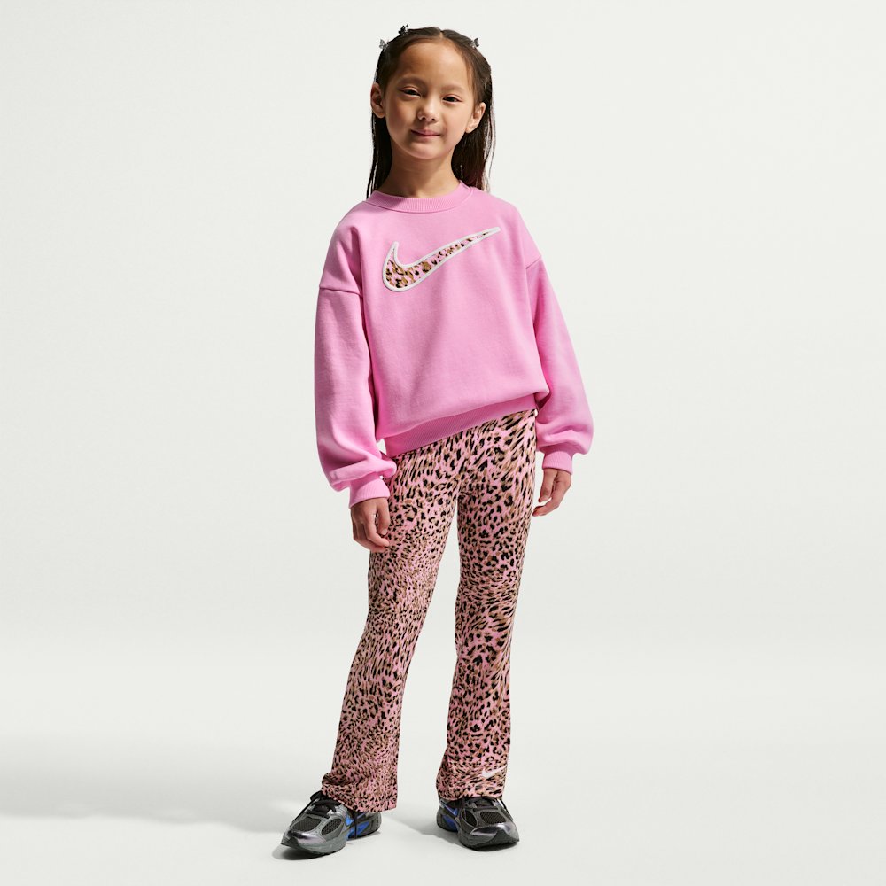 Nike Little Kids' Crew and Printed Leggings Set