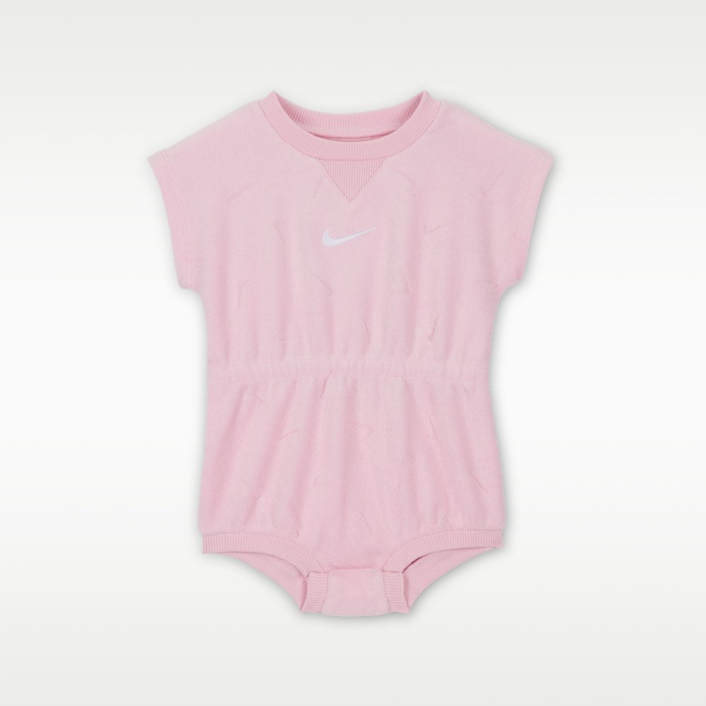 Nike Essentials Baby Jacquard Towel Terry Romper