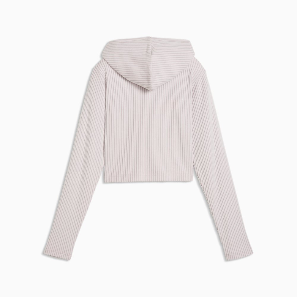PUMA Essentials Women's Ribbed Zip-Up Hoodie