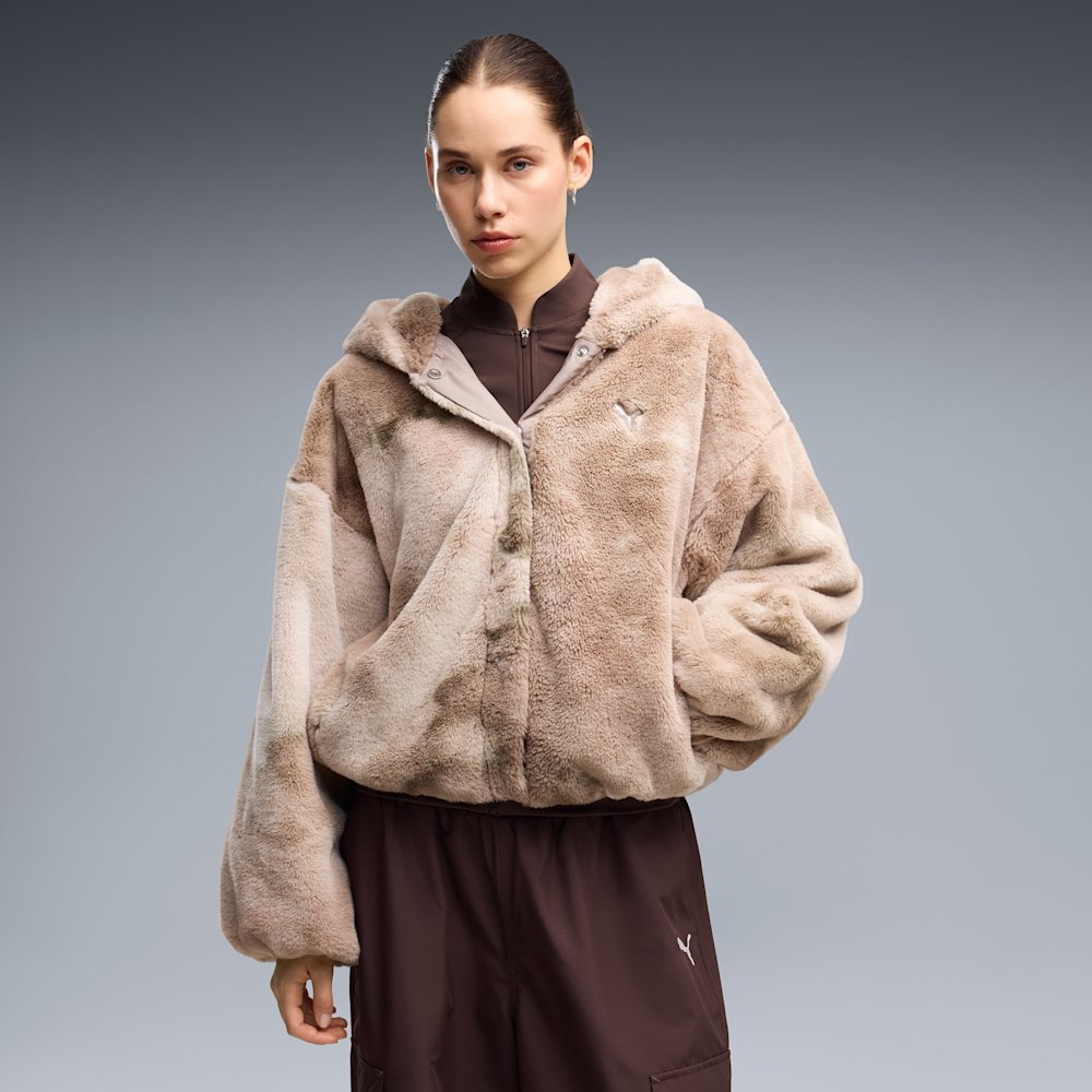 PUMA Street Glam Women's Oversized Fleece Jacket