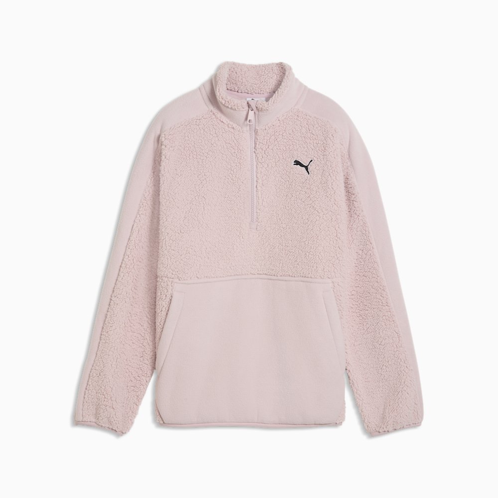 PUMA Elevated Essentials Winterized Big Kids' Half-Zip Hoodie