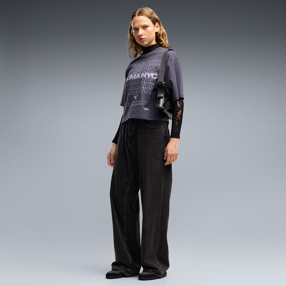 PUMA NYC Women's Oversized Graphic T-Shirt