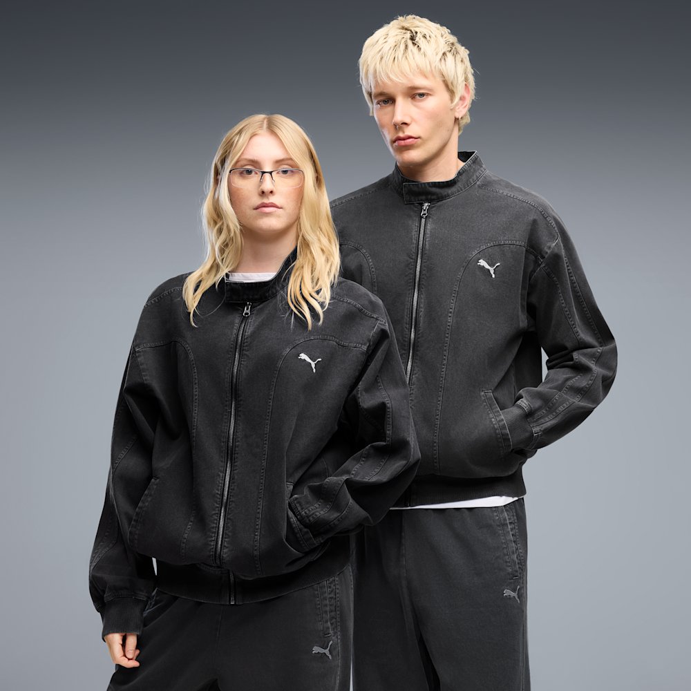 PUMA T7 Relaxed Washed Twill Track Jacket