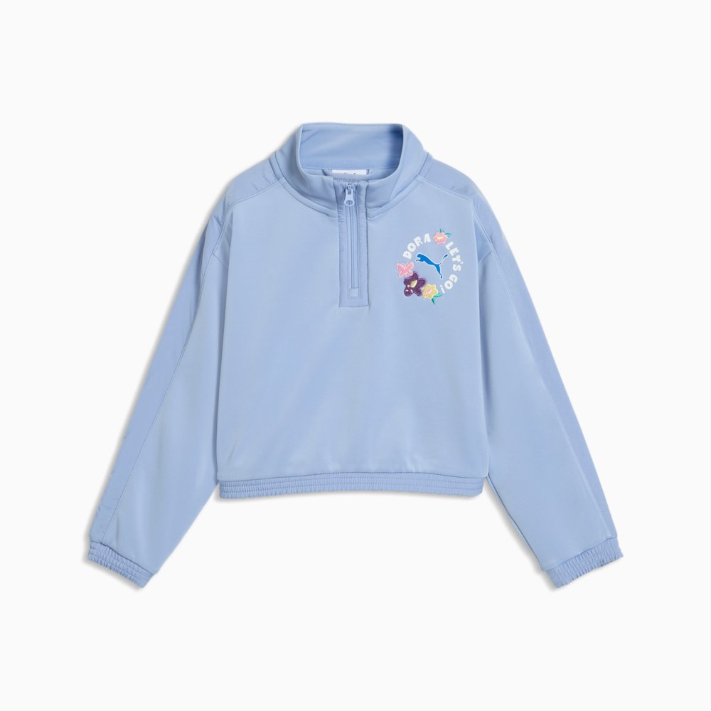 PUMA x Dora the Explorer Little Kids' T7 Relaxed Half-Zip Sweatshirt