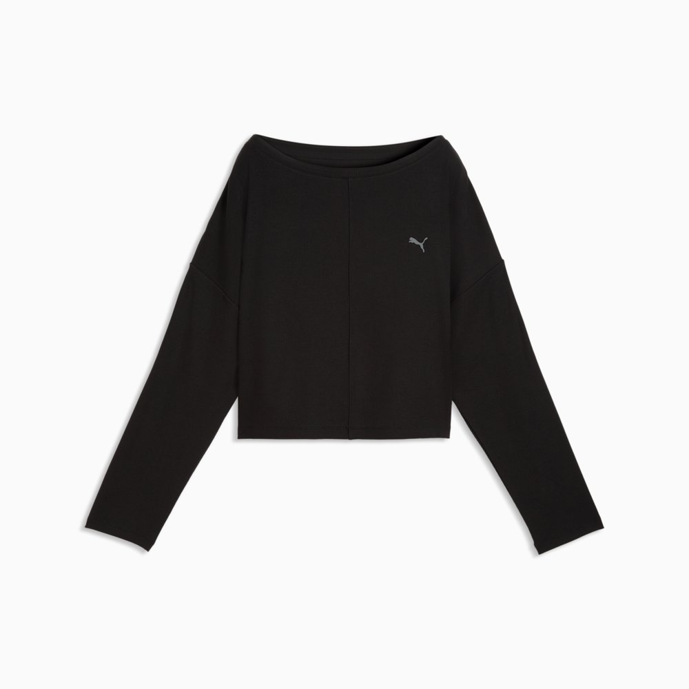PUMA Cloudspun Women's Ribbed Cloud Long-Sleeve Top