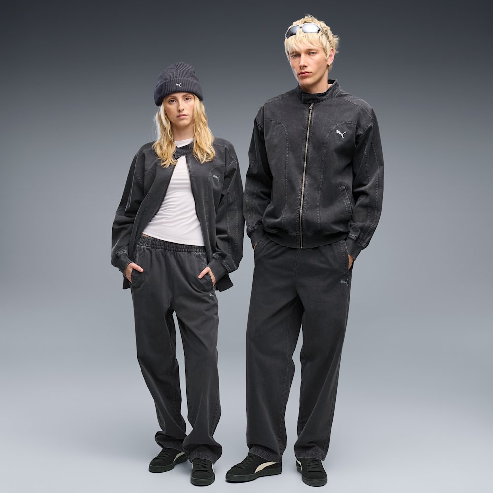 PUMA Relaxed Washed Twill Track Pants