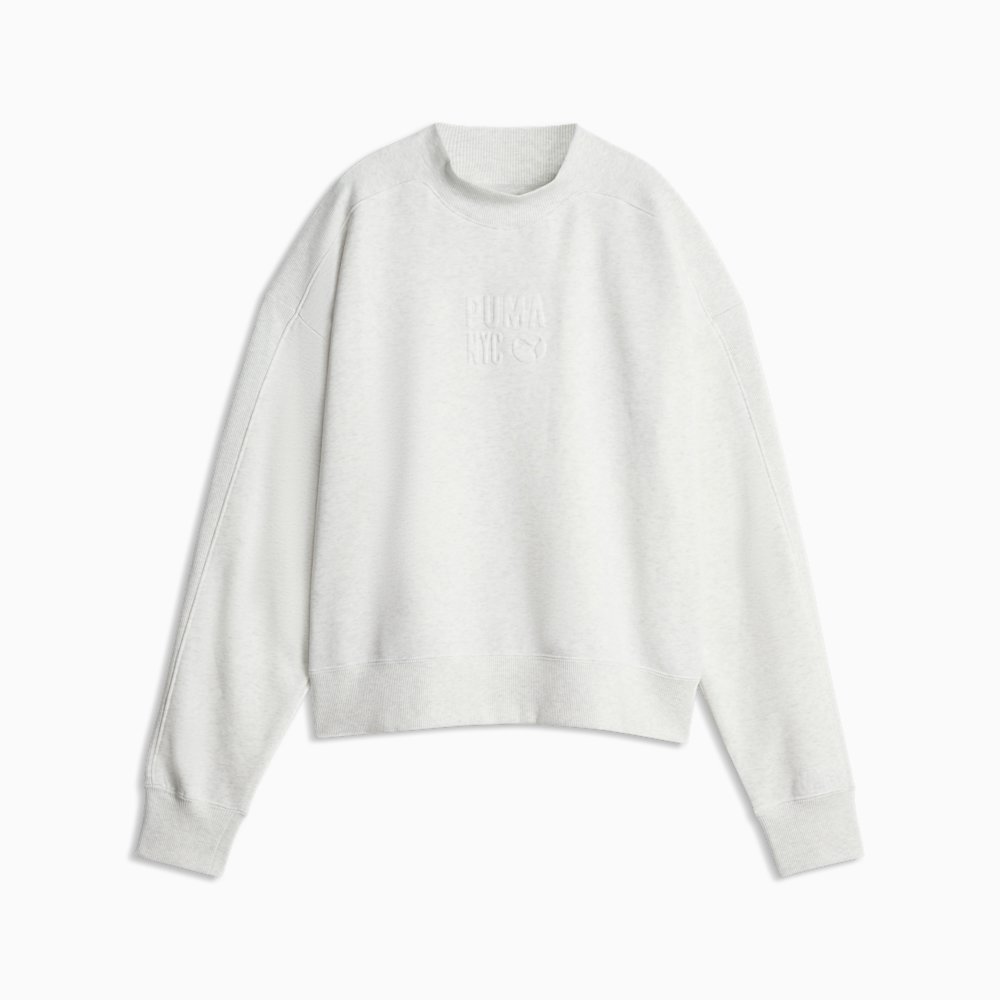 PUMA NYC Women's Mock Neck Sweatshirt