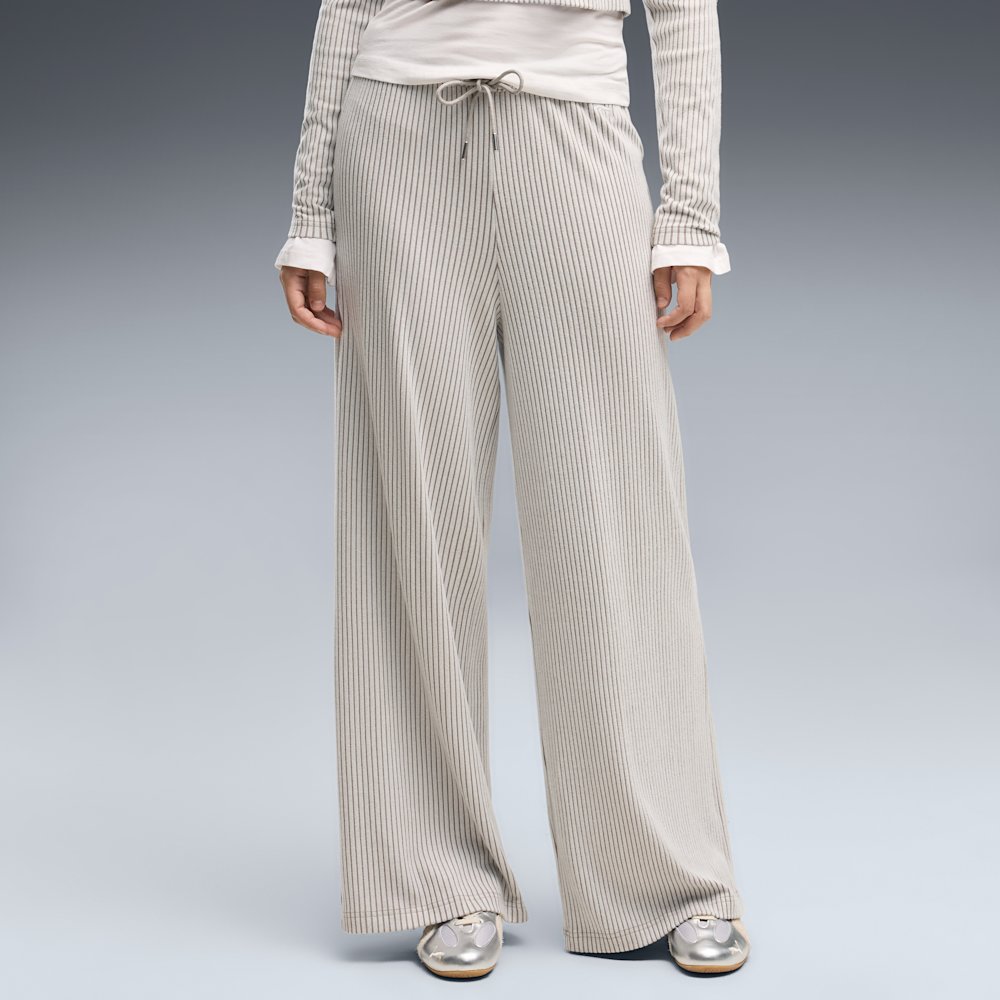 PUMA Essentials Women's Ribbed Wide Leg Pants