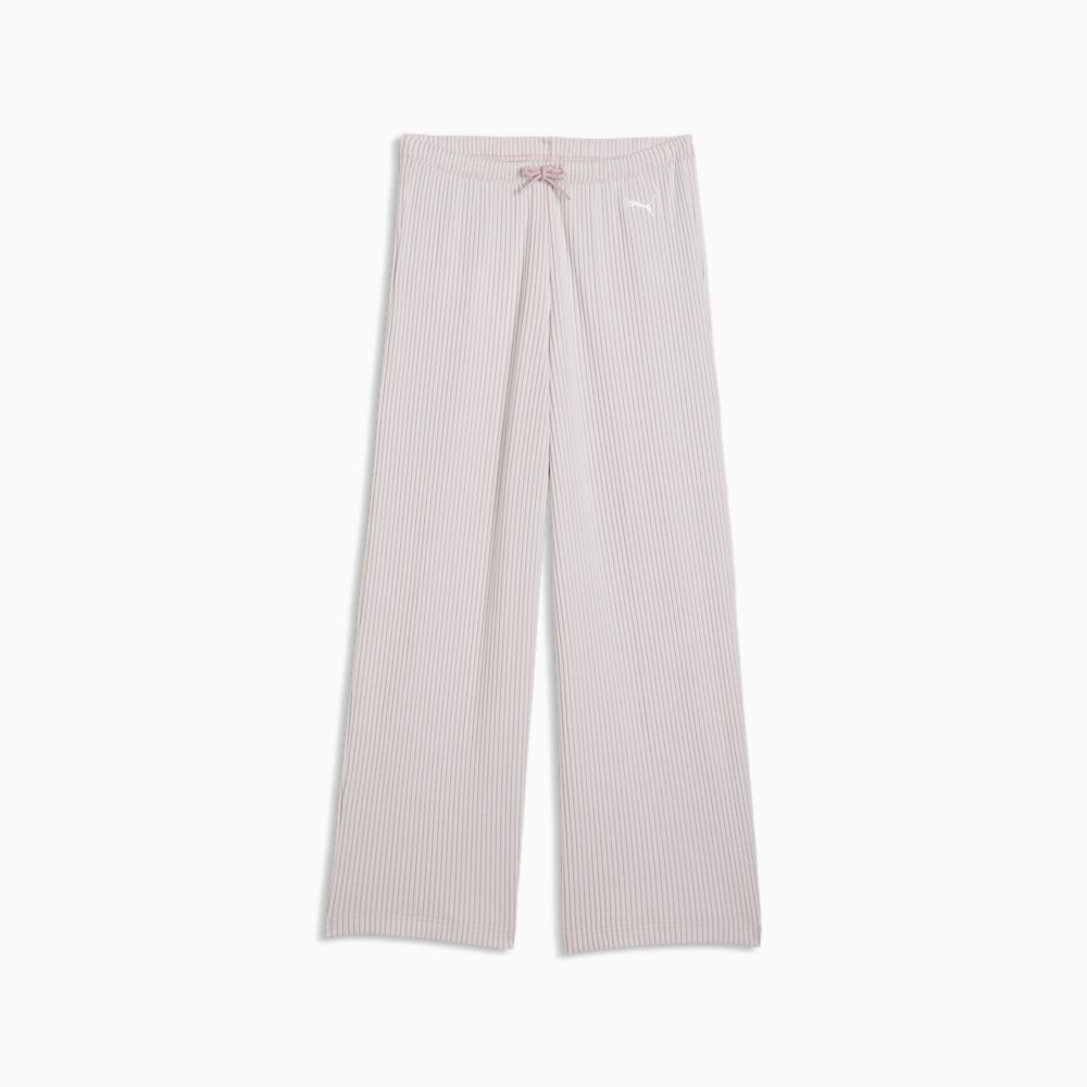 PUMA Essentials Big Kids' Ribbed Wide Leg Pants