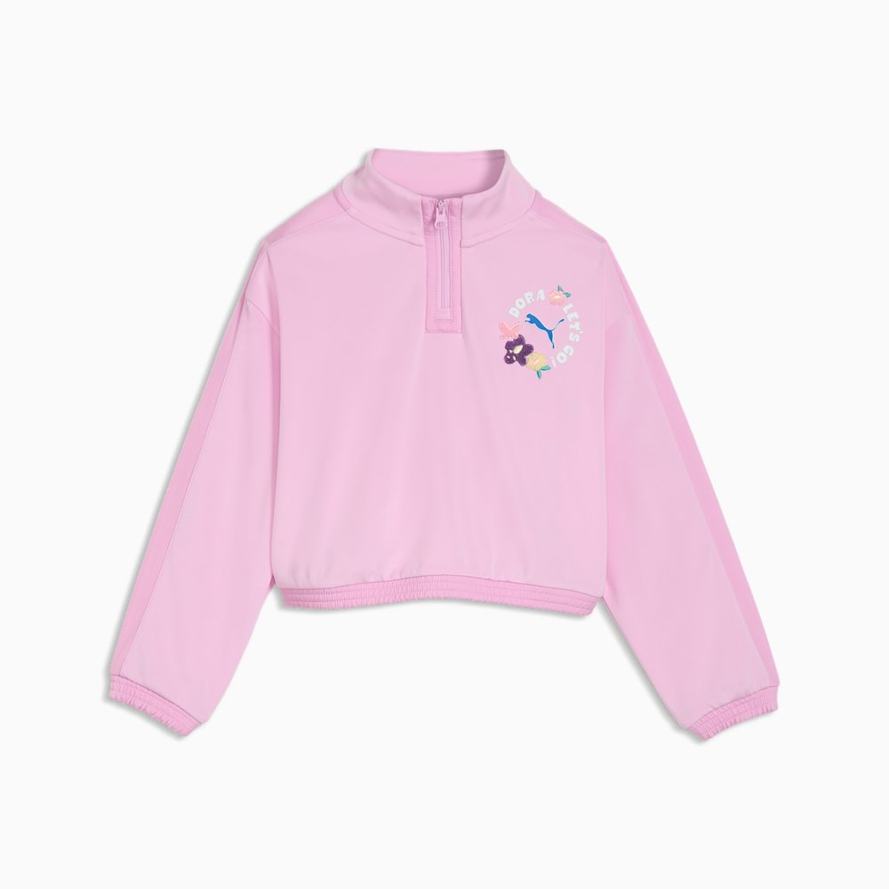 PUMA x Dora the Explorer T7 Little Kids' Half-Zip Sweatshirt