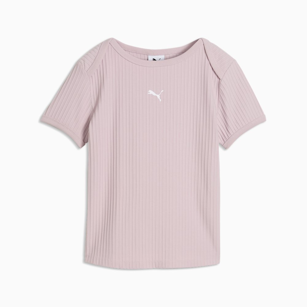 PUMA Essentials Women's Ribbed Slim T-Shirt
